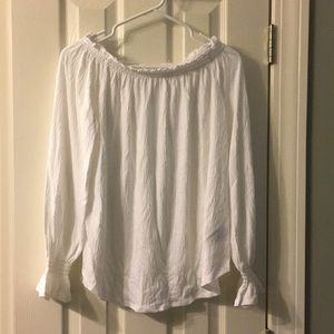 Gap off the shoulder maternity blouse